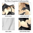 thumbnail image 4 of luoweisi Men's Beach Shorts Quick Dry Swim Trunks with Mesh Lining Halloween Bat M, 4 of 5