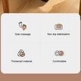 thumbnail image 3 of Repose-pieds Massant sous Bureau, Tabouret Ergonomique Réglable en Hauteur avec Texture de Massage et Rouleau pour Bureau, 3 of 8