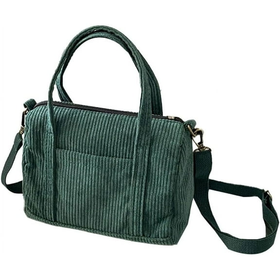 Kukuzhu Tote Bag for Women Corduroy Shouder Bag Fashion Hobo Bag Purse