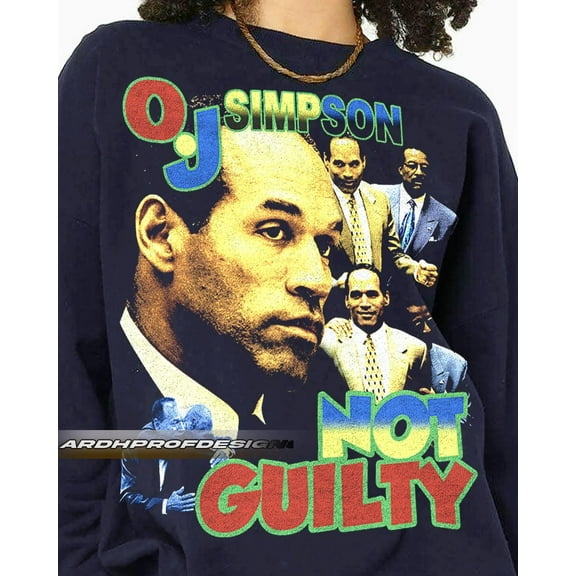Limited Oj Simpson Not Guilty Vintage 90s Sweatshirt, Gift For Women and Man Unisex Sweatshirt
