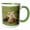 Green/White, variant on 3drose, Young Coastal Grizzly Cub Leans on Its Mother. Lake Clark Np, Alaska., 11oz Magic Transforming Mug