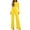 Yellow_001, variant on Riforla Women Casual Jumpsuits Loose Fit Belted Dressy Long Sleeve Crewneck Autumn Jumpsuit Long Wide Legs Formal Rompers Jumpsuits for Women XXL
