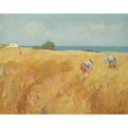 thumbnail image 2 of Michalis Oikonomou 14x12 Gold Ornate Wood Frame and Double Matted Museum Art Print Titled - In the Field, 2 of 4