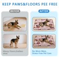 thumbnail image 6 of 2-Count Extra Large Floral Design Pet Training Mats, Washable Reusable Dog Pee Pads 48x48 Inches, Non-Slip Housebreaking Pads for Large Breed Puppy Indoor Potty Area, 6 of 8