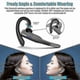 thumbnail image 2 of u200bTrucker Wireless Bluetooth 5.1 Earpiece Headset with Dual Mic and Noise Cancelling, 2 of 5