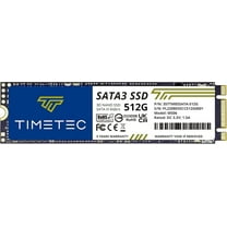 Timetec 512GB SSD 3D NAND TLC SATA III 6Gb/s M.2 2280 NGFF 256TBW Read Speed Up to 530MB/s SLC Cache Performance Boost Internal Solid State Drive (512GB)