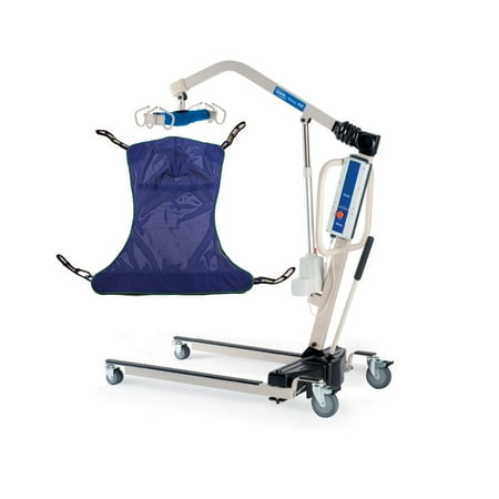 Invacare Reliant Battery-Powered Lift Kit, with Large Full Body Mesh Sling, 450 lb. Weight Capacity, RPL450-1