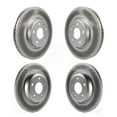 thumbnail image 1 of Genius Front Rear Coated Disc Brake Rotors Kit for Car Audi Q5 A4 Quattro A5 allroad A6 KG-101152, 1 of 9