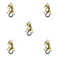 thumbnail image 3 of Tapices Decorativos Injueey para Puertas Adornos Únicos Decoración Navideña Exterior Amarillo, 3 of 6