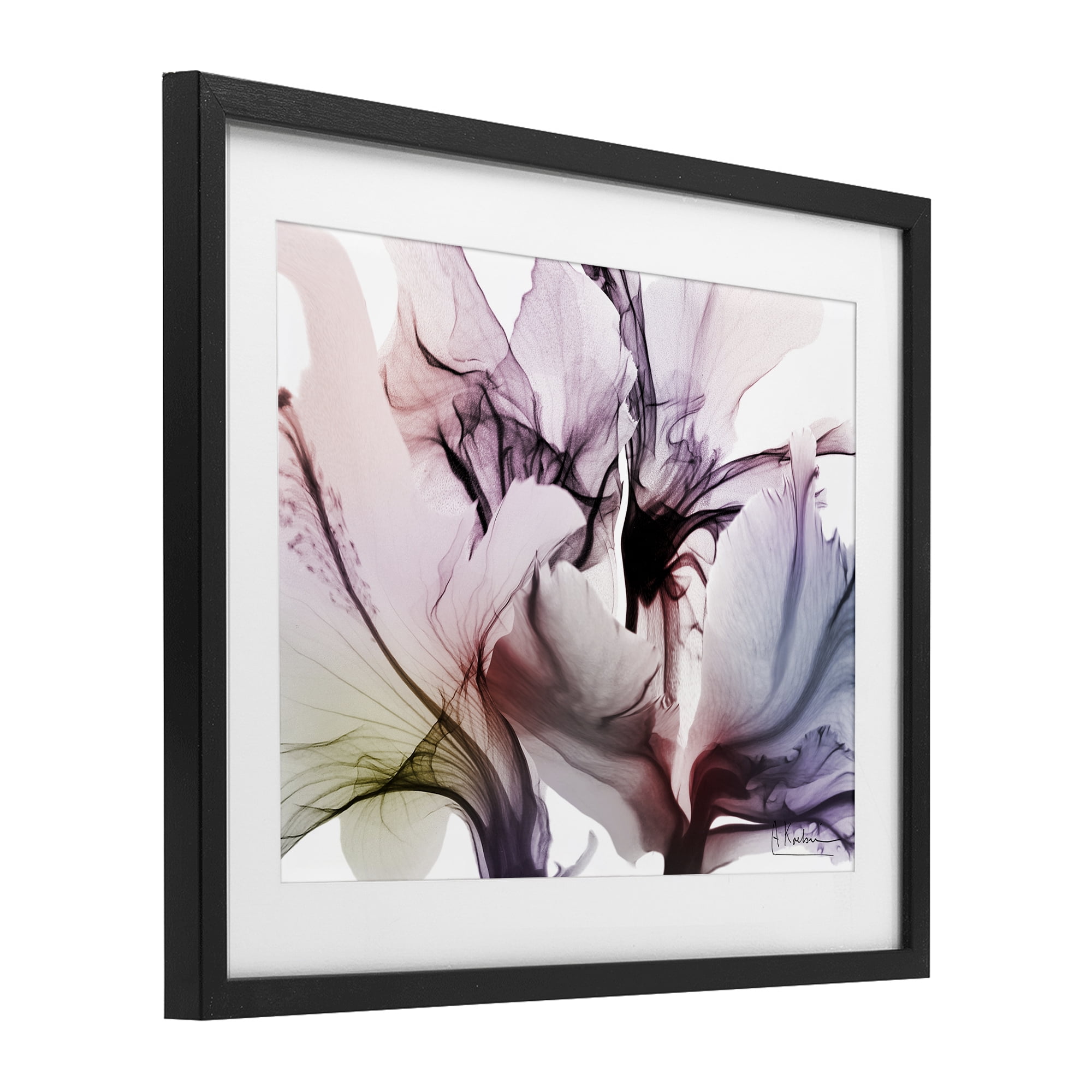Stupell Industries Brilliant Song Flower Petals Black Framed Print Under Glass, design by Albert Koetsier