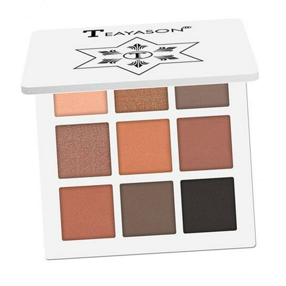 2xMatte Shimmering 9 Colors De s De Ojos Mezclable De Ojos A Prueba De Agua Blanco shamjiam Paleta de sombras de ojos