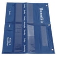 thumbnail image 1 of Classroom Weather Pocket Chart Weekly Calendar With Weather Pocket Chart 15 Clear Pockets 3 Storage Bags 12 Bright Cards Classroom Pocket Chart For Home School, 1 of 8
