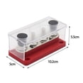 thumbnail image 6 of Power Distribution Block 48V Bus Bar Replacement 150A Electrical Terminal Block Buss Bar with 3/8inch Terminal Studs with Cover for RV Red, 6 of 6