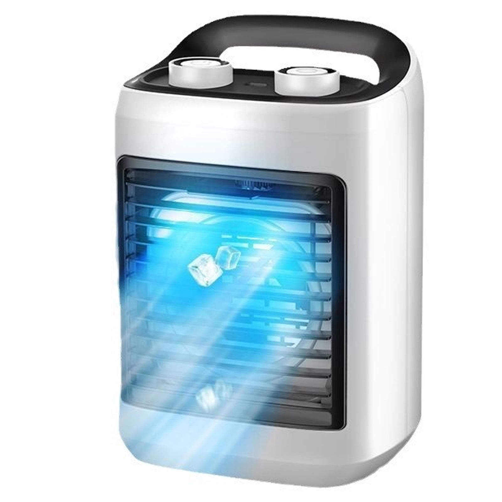 Rechargeable Compact Rechargeable Cooling Fan 180ml Ice Bag Technology 3 Adjustable Speeds For Home Vehicles Indoor Use