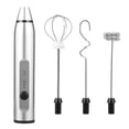 thumbnail image 1 of BRIGHTFUFU USB Stainless Steel Electric Whisk for Kitchen Use Silver Easy to Clean NonSlip Grip Simple Operation 1 Set, 1 of 8