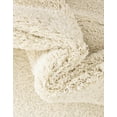 thumbnail image 6 of Unique Loom Soft Solid Shag Collection Area Rug - Aras (2' x 6' 7" Runner White), 6 of 7