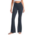 thumbnail image 1 of Pantalones CRZ YOGA Butterluxe de Cintura Alta con Cruz en V Azul Marino, 1 of 7
