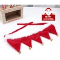 thumbnail image 4 of Collar navideño para mascotas, bufanda ajustable, collar para gatos y perros, accesorios de ropa para mascotas, adecuados para perros, gatos, cachorros y gatitos (talla L) JM ropa para mascotas, 4 of 5