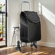 thumbnail image 4 of Carrito plegable portátil con ruedas de escalera de escalada carro de compras portátiles con bolso impermeable y silla plegable carrito de escalada, 4 of 9