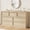 Natural wood color, variant on Spacious 7 Drawer Walnut Dresser for Bedroom - Wide Wooden Chest - Large Storage Organizer for Living Room, Nursery, Entryway - Rich Walnut Finish