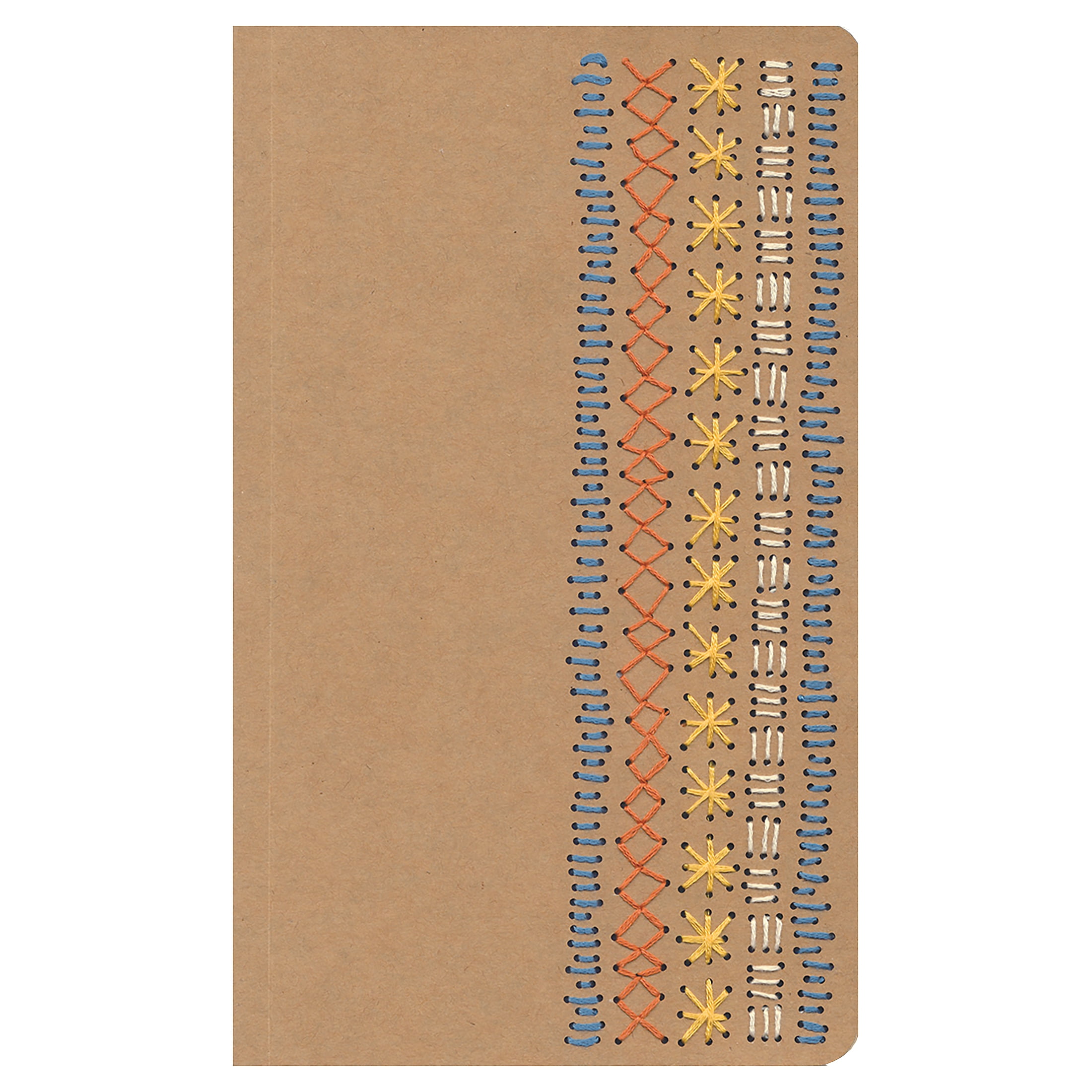 Hillfolk Embroidered Journal Kit- Includes Prepunched 5" X 8.25" Journal With Lined Pages, Embroidery Floss, Needle And Instructions. Makes One 5" X 8.25" Journal.