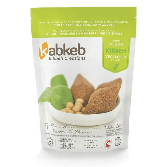 SPINACH VEGAN KIBBEH - FRENCH SUNBULAH KIBBEH VEG EPINARD