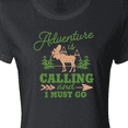 thumbnail image 4 of Inktastic Vintage Adventure is Calling and I Must Go with Moose Women's T-Shirt, 4 of 5