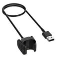 thumbnail image 2 of USB Smart Watch Wireless Wristband Charging Charger Cable for Fitbit Charge 3, 55cm, Black, 2 of 2