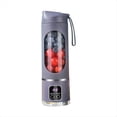 thumbnail image 1 of Licuadora Portátil Exprimidores Eléctricos Mezcladores de Frutas Mini Licuadora de Batidos Recargable por USB Exprimidor Personal 12 Cortadores 3 Engranajes C, 1 of 8