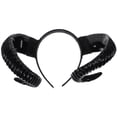 thumbnail image 1 of Artificial oveja de oveja diadema de cabeza cosplay Performance Band de cabello Accesorios para el cabello Negro, 1 of 6