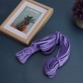 thumbnail image 6 of 30 Yards of Flexible, Colorful Flat Band for Clothing Accessories 6mm Purple Elastic Ribbon Roll, 6 of 8