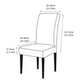 thumbnail image 5 of Machine Washable Chair Slipcovers Stretchable Fabric for Home Restaurant Use, 5 of 15