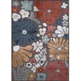 thumbnail image 2 of GMNIU Outdoor Rug 5x7 Modern Floral Tropical Area Rugs for Outdoor and Indoor Patio Easy to Clean Non Shedding Living Room Porch Garden Washable Outside Carpet (5 x 7 Terracotta), 2 of 9