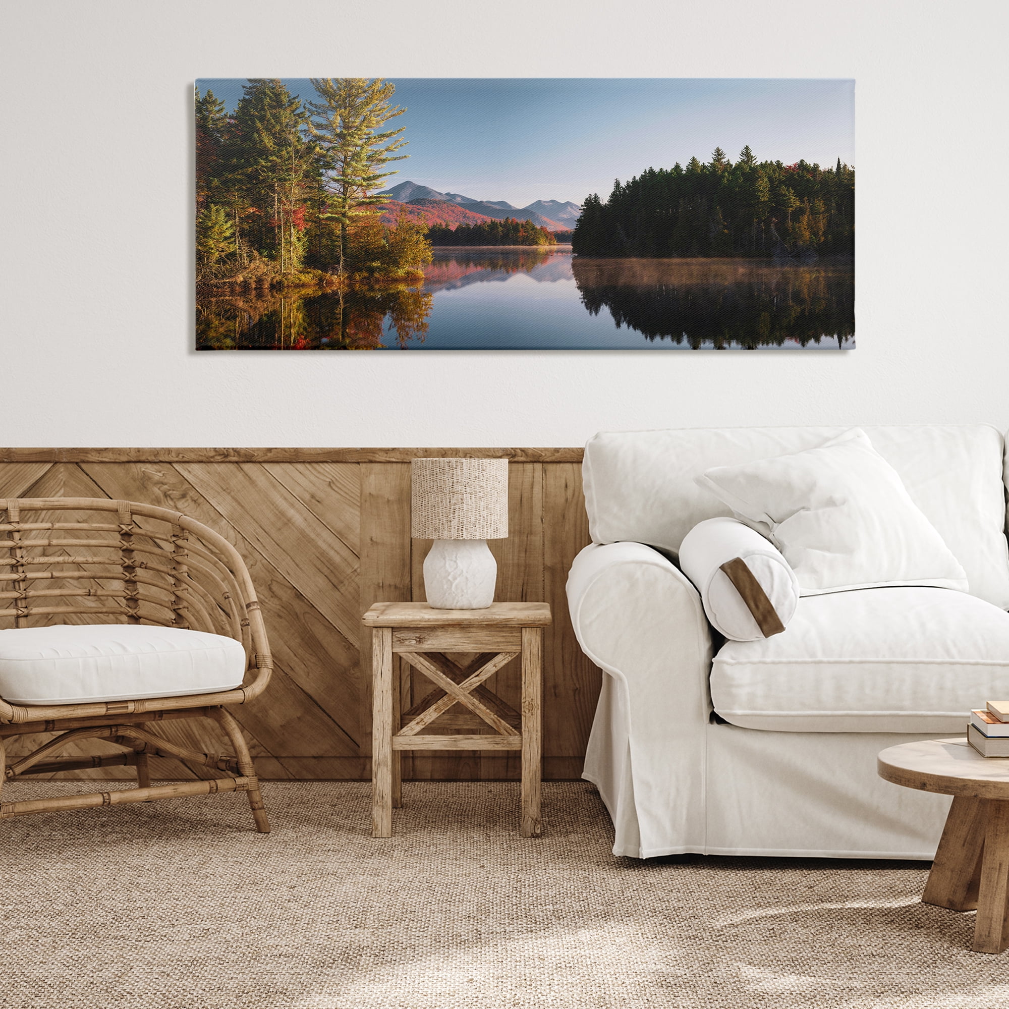 Stupell Industries Autumn Morning Reflection Canvas Wall Art, design by Jonathan Zaharek