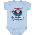 thumbnail image 3 of Inktastic Mimi and Poppy Love Me Grandchild Boys Baby Bodysuit, 3 of 5