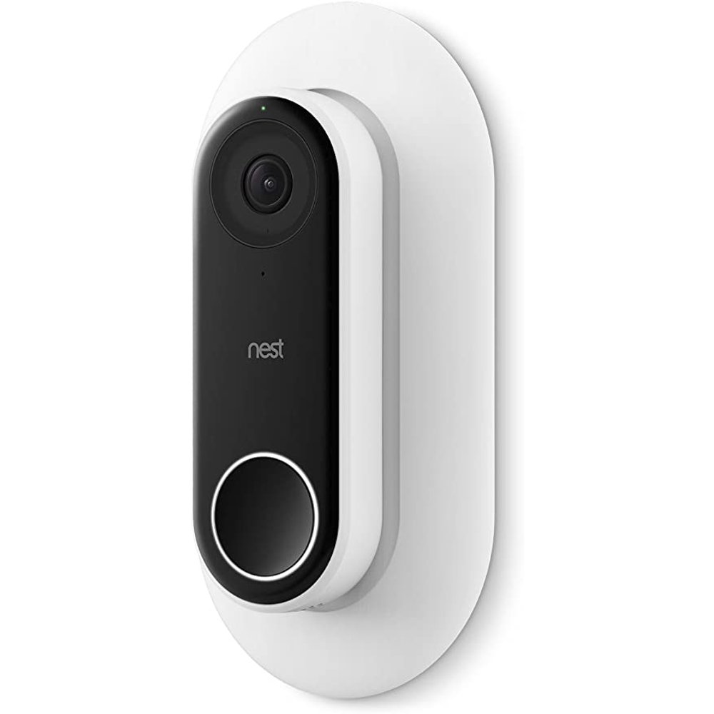 elago Wall Plate Designed for Google Nest Hello Wall Plate Cover (White