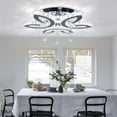 thumbnail image 3 of Lámpara de techo FRIXCHUR 20,4 Crystal LED Candelabro 48W 6500K, 3 of 7