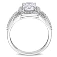 thumbnail image 4 of Everly Women's Created Sapphire 10k White Gold Ring, 4 of 8