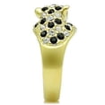 thumbnail image 4 of Womens Gold Jaguar Ring Stainless Steel Anillo Color Oro Para Mujer Ninas Acero Inoxidable with Top Grade Crystal in Multi Color Bilha, 4 of 5