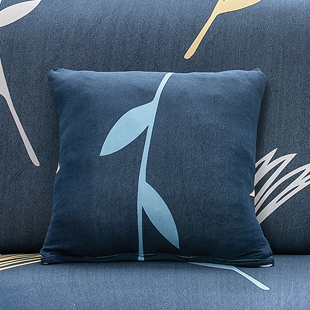 1 2 3 4 Seater Printed Sofa Cover Couch Slipcover, Elastic Stretch Armchair / Loveseat / Couch Sectional Sofa Slipcover Furniture with 1 Pillowcase Protector Dog Pet