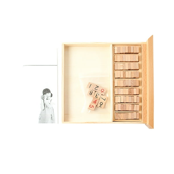 Plateau de jeu en bois de Sudoku avec le tiroir