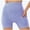 Purple, variant on USNSM Jogging Yoga Shorts for Women High Waist Cotton Soft Stretch Fitness Shorts Tight Tummy Control Butt Lifting Shorts Purple L