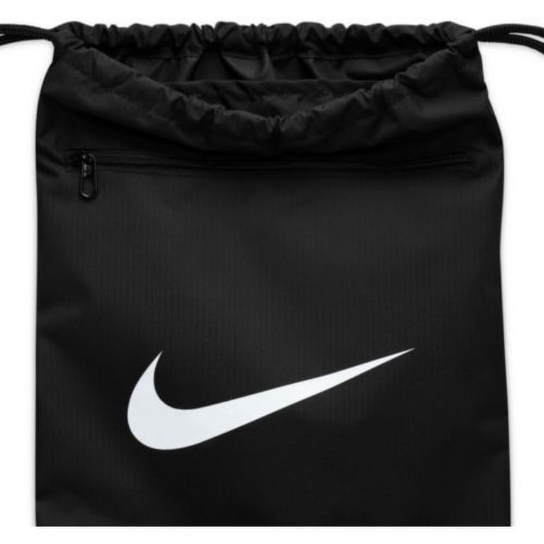 Nike Brasilia Gym Sack, Drawstring Sports Bag, Black photo 2