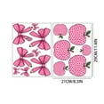 thumbnail image 3 of Pegatinas Apple and Bow Wall - Pack de 2 calcomanías impermeables de vinilo para decoración de ventanas y fiestas, 3 of 8