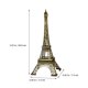 thumbnail image 3 of 2 figuras de la Torre Eiffel, modelo vintage de la Torre Eiffel., 3 of 6