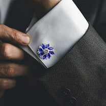 CxhicLuv Floral Rhinestone Glass Buttons, 10PCS DIY Hand Decorated Shirt Buttons, Crystal Craft Accessories, Sparkling & Durable, Ideal for Sewing, DIY Projects, Suitable for Crafters