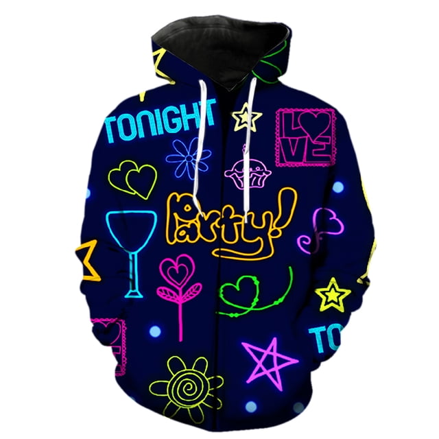 Sudadera con capucha y cremallera para hombre, unisex, divertida, con estampado 3D, informal, con capucha, estilo urbano, moda de primavera