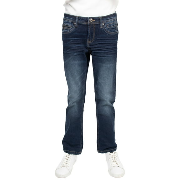 CULTURA AZURE Boy's Stretch Jeans, Dark Blue, 12