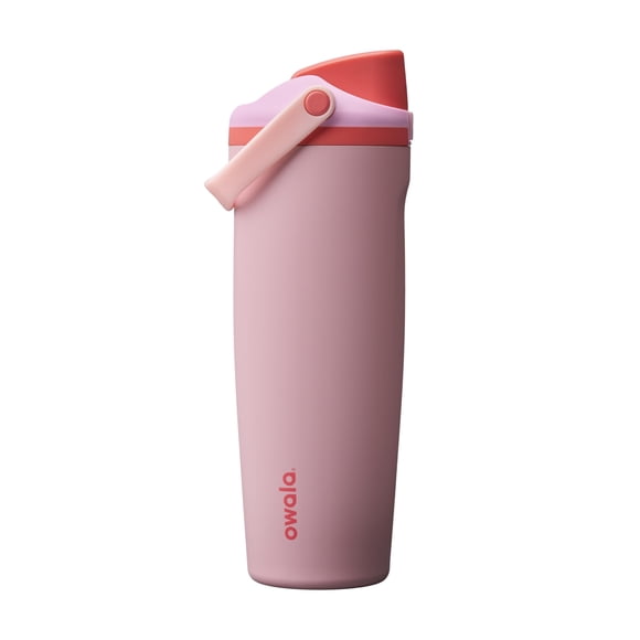 Owala FreeSip Sway Bouteille d'Eau en Acier Inoxydable Isolée avec Bec Bidirectionnel, Paille Intégrée et Poignée de Seau, Conçue pour le Voyage,