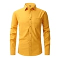 thumbnail image 2 of Mens Dress Shirts 4 Way Stretch Long Sleeve Button Down Collared Business Casual Formal Work Shirt, 2 of 3